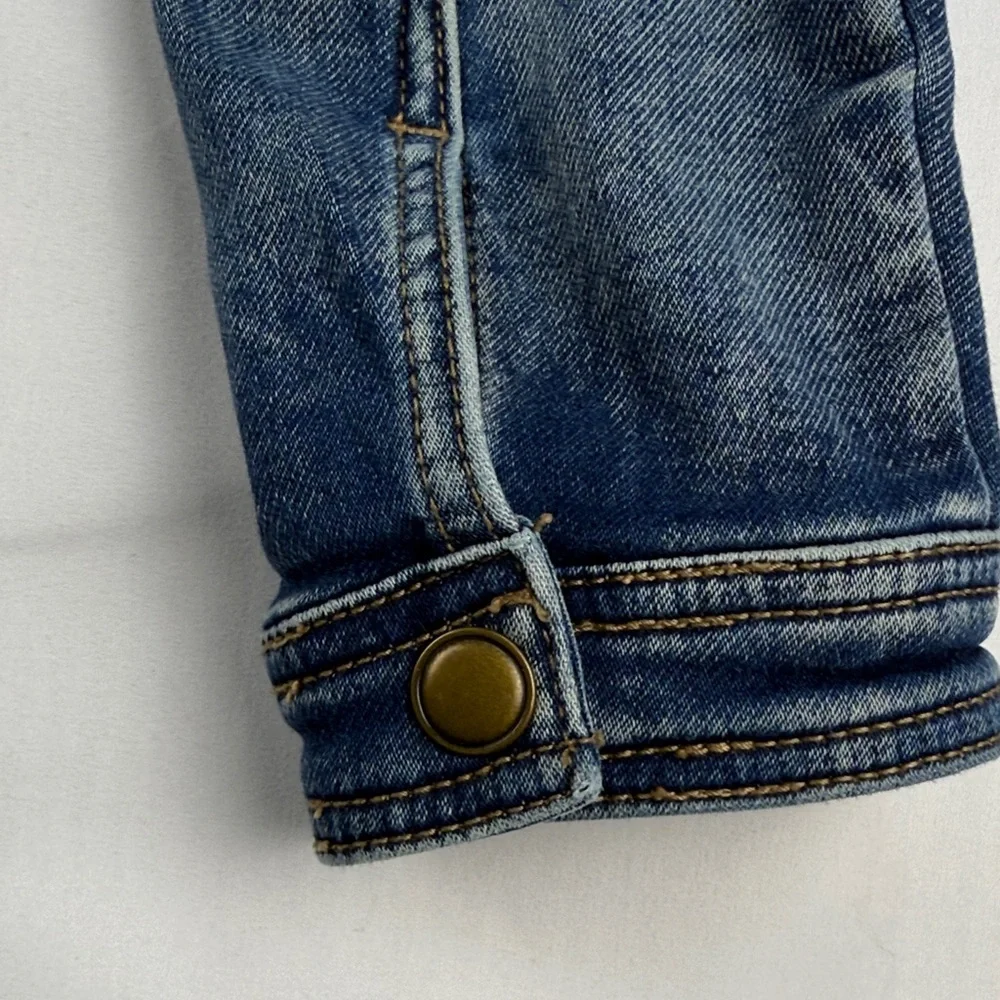 Tribal Jeans Comfort Stretch Maxi Denim Jacket Size S